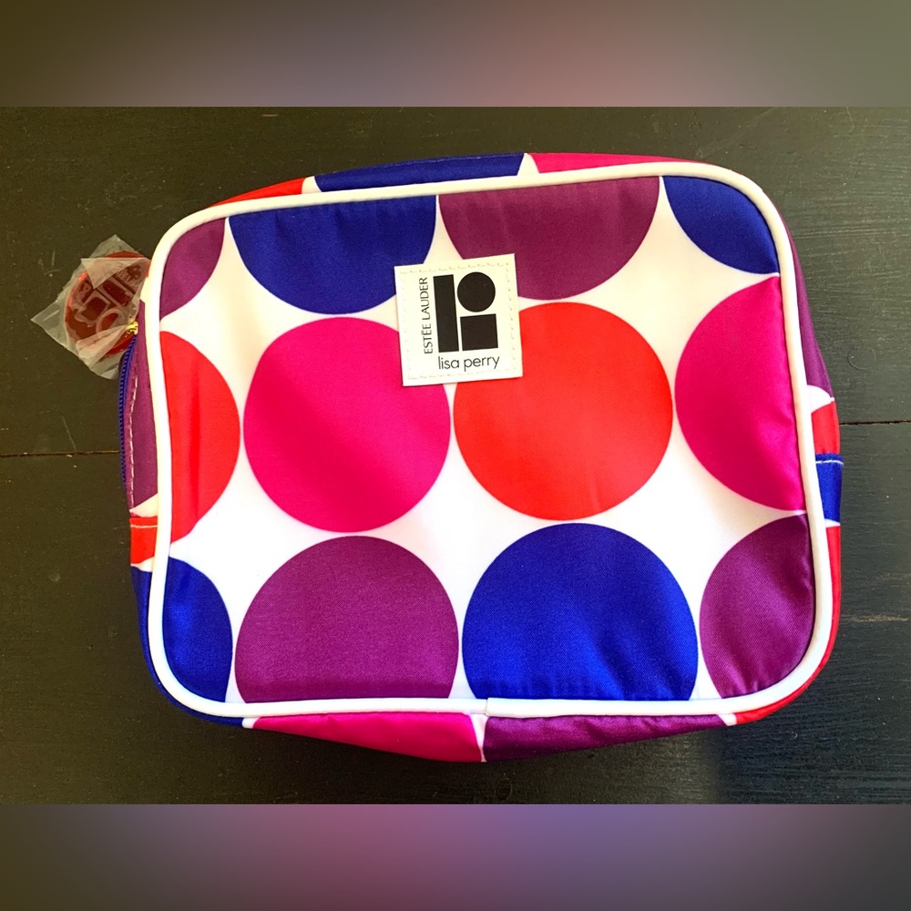 Estée Lauder x Lisa Perry cosmetic bag